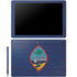 Guam Flag Dark Wood Galaxy Book 12in Skin